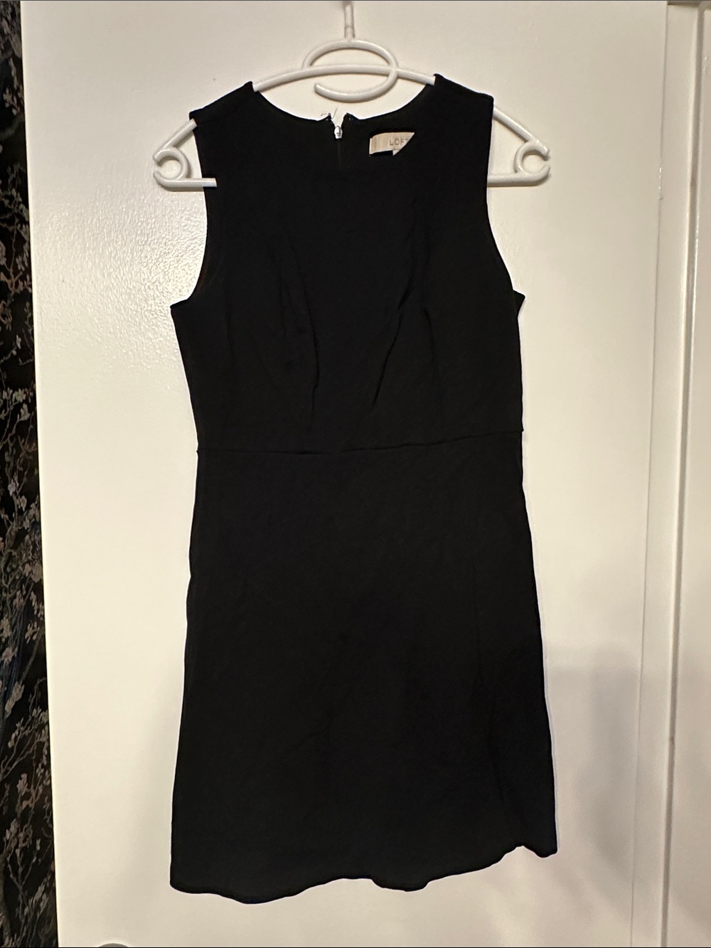 LOFT Black Sleeveless Sheath Dress - Clean Tailored Look
